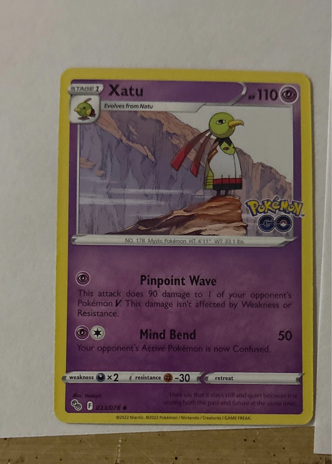 Xatu - Pokémon GO #033/078