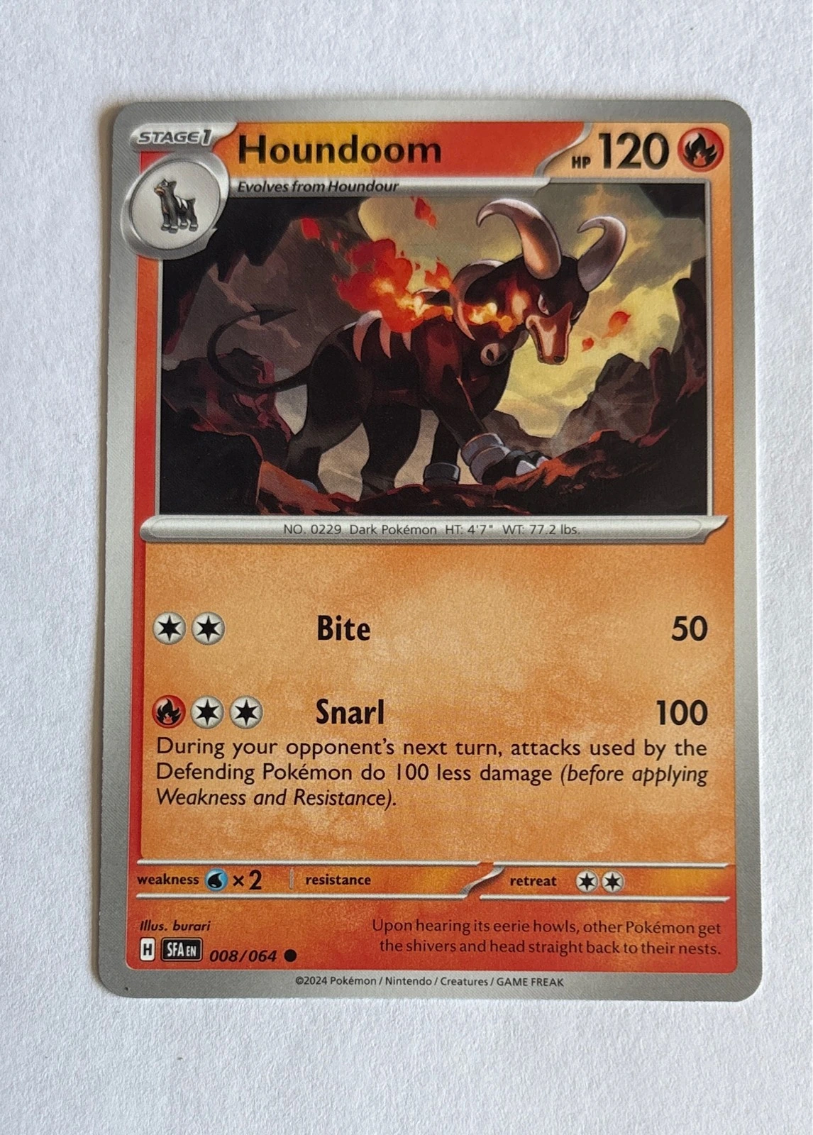 Houndoom - Shrouded Fable #008/064