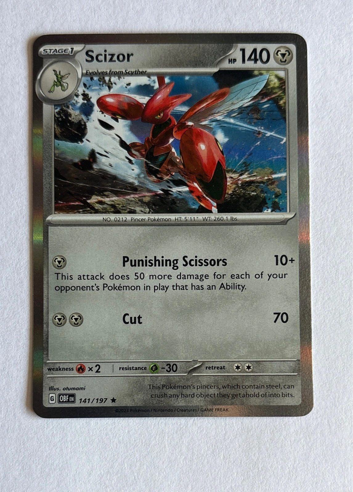 Scizor - Obsidian Flames #141/197