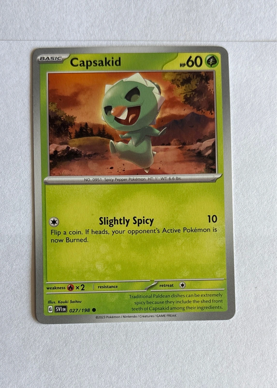 Capsakid - Scarlet & Violet #027/198