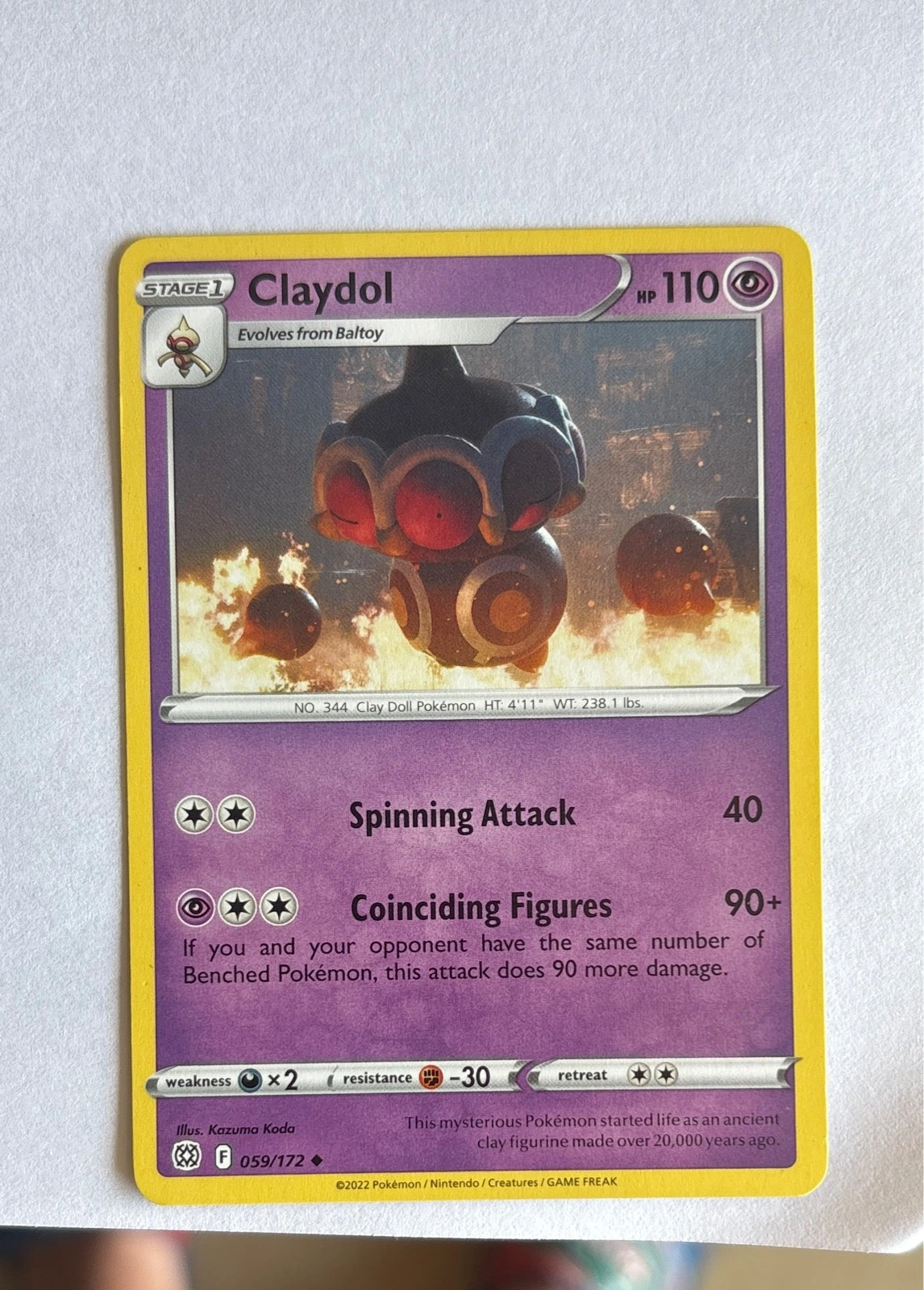 Claydol - Brilliant Stars #059/172