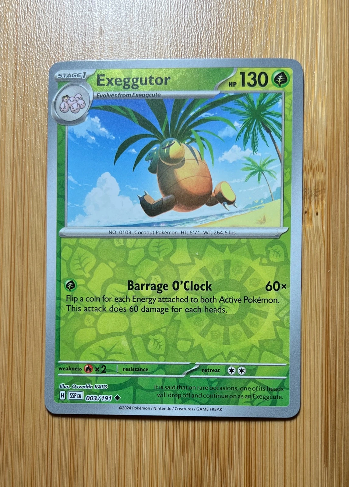 Exeggutor - Pokémon Surging Sparks #003/191
