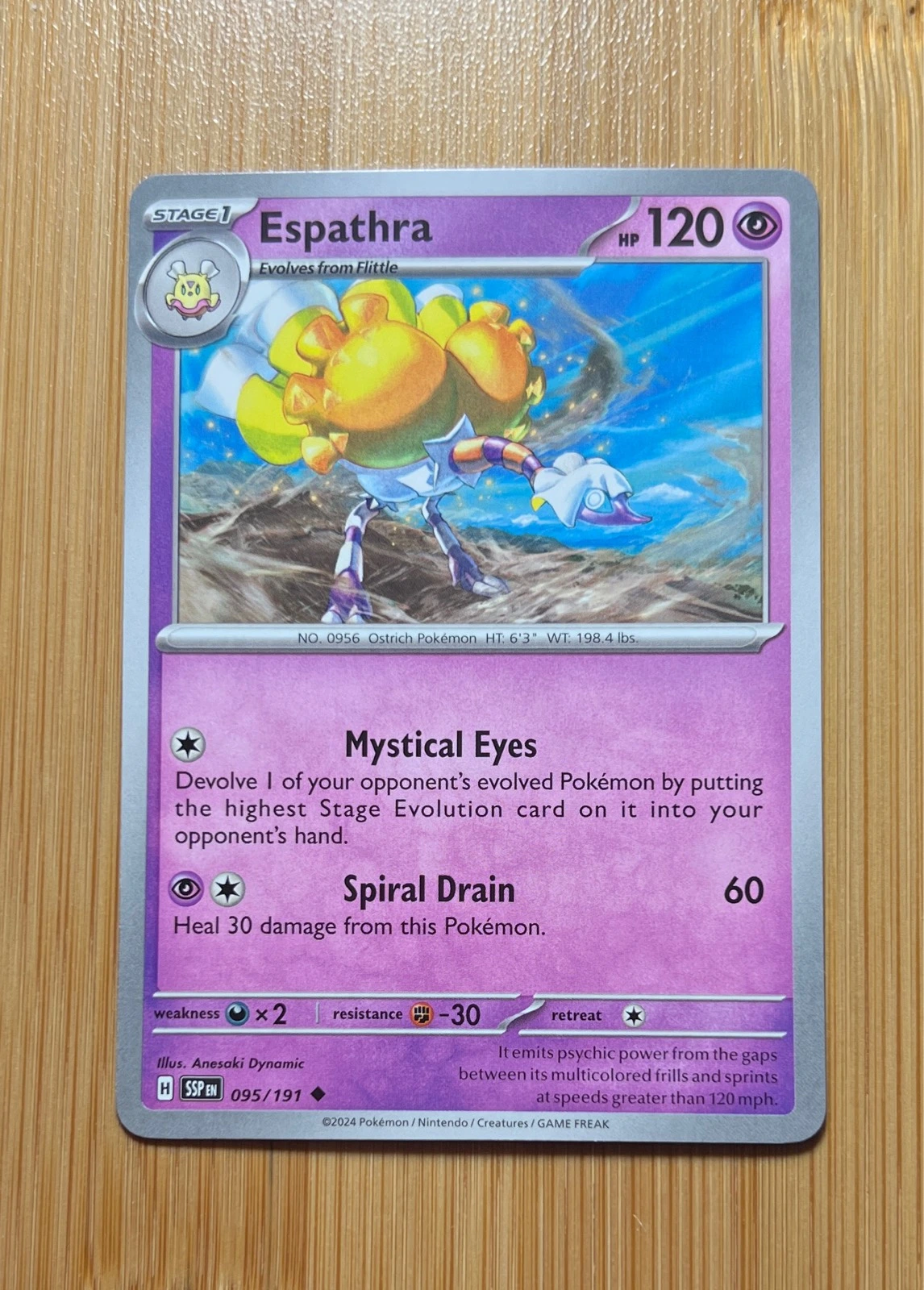Espathra - Pokémon Surging Sparks #095/191