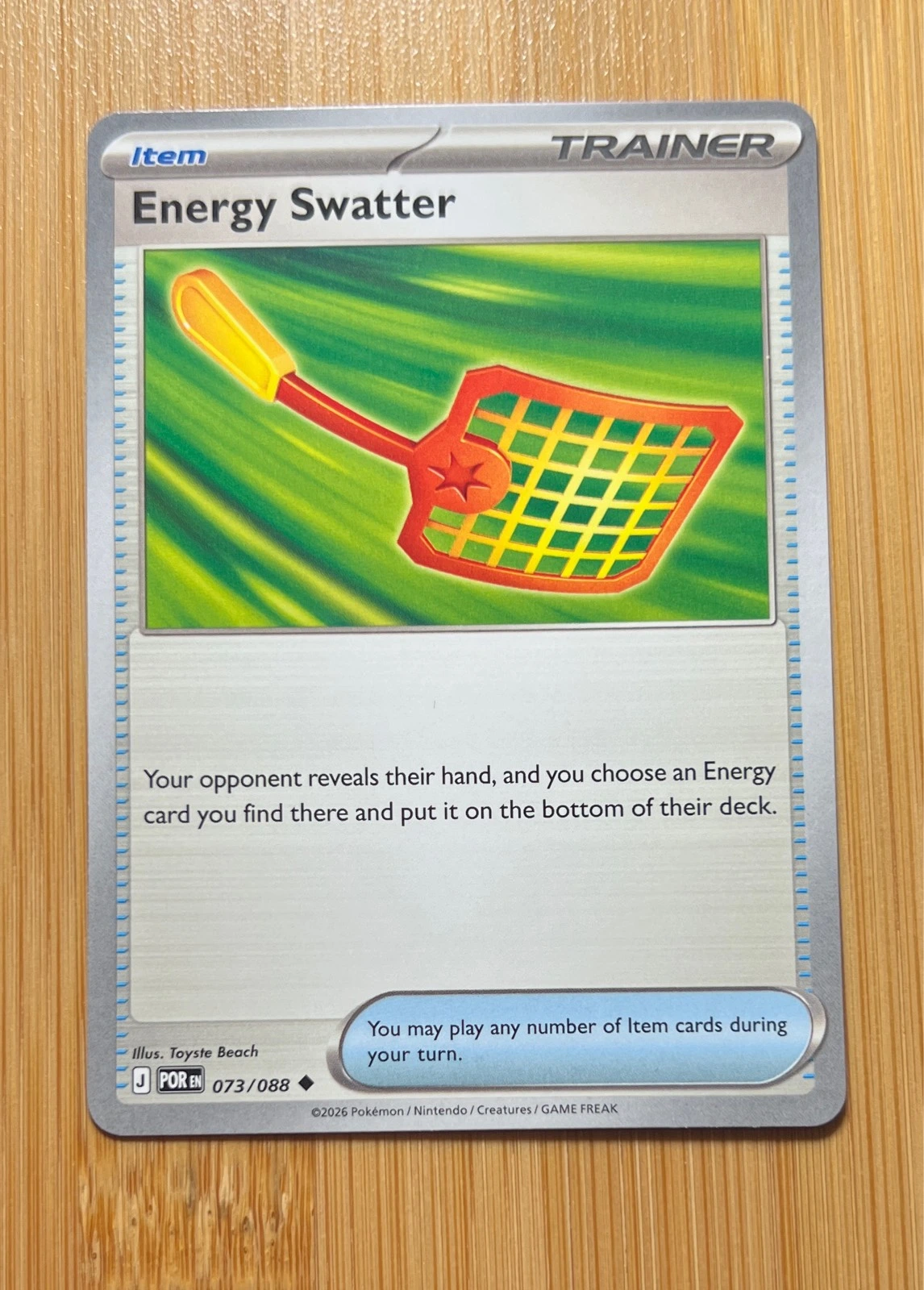 Energy Swatter - Pokémon Perfect Order #073/088