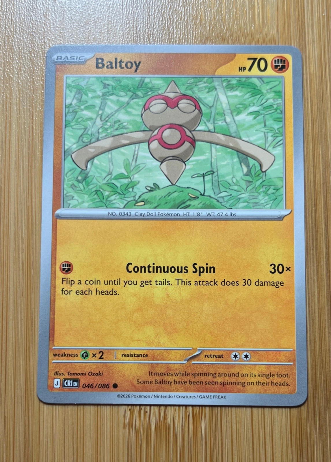 Baltoy - Pokémon Chaos Rising #046/086