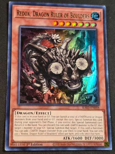 Redox, Dragon Ruler of Boulders - Rarity Collection 25th Anniversary Edition #RA03-EN008