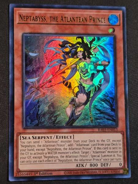 Neptabyss, the Atlantean Prince - Rarity Collection 25th Anniversary Edition #RA03-EN013