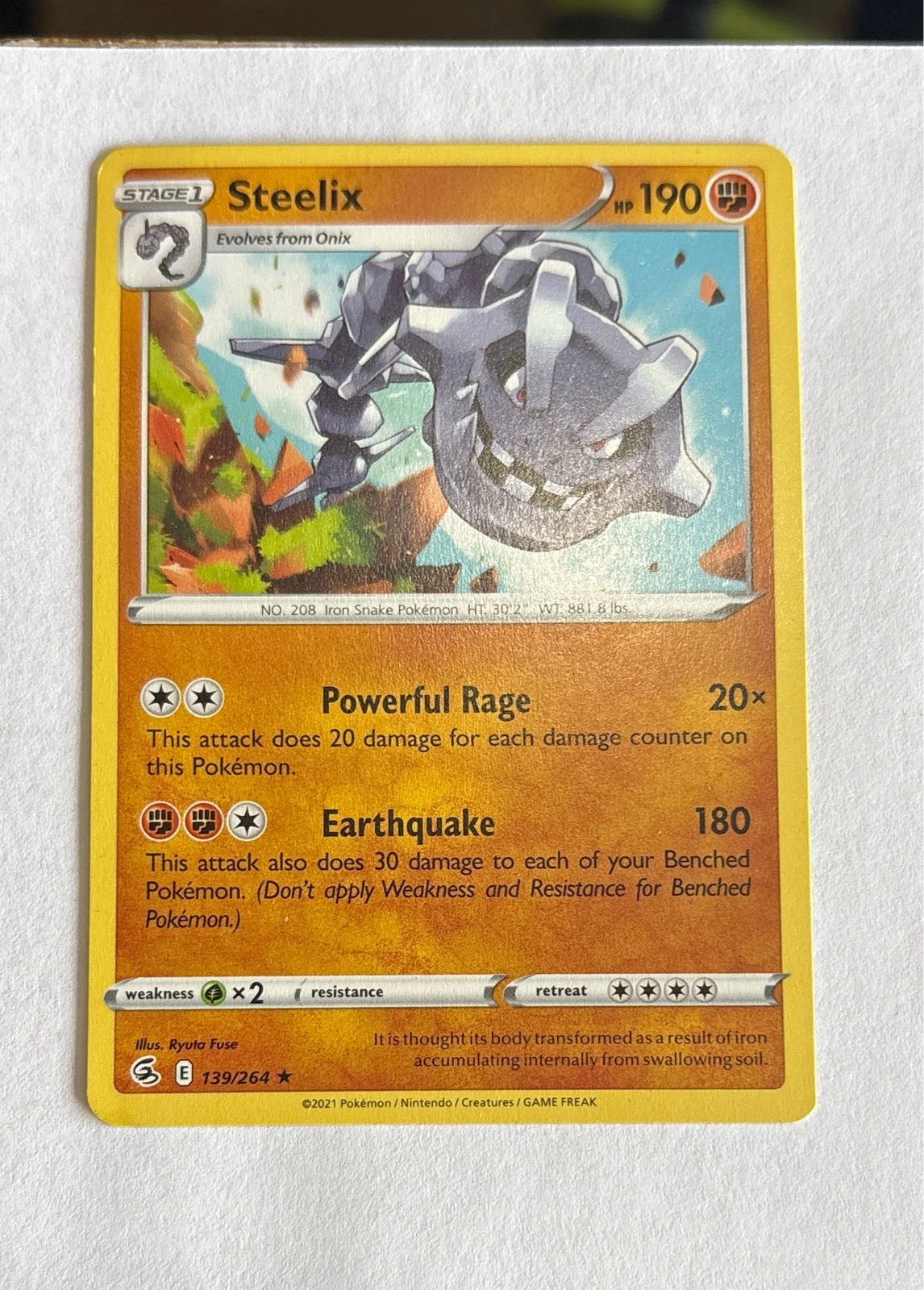 Steelix - Fusion Strike #139/264