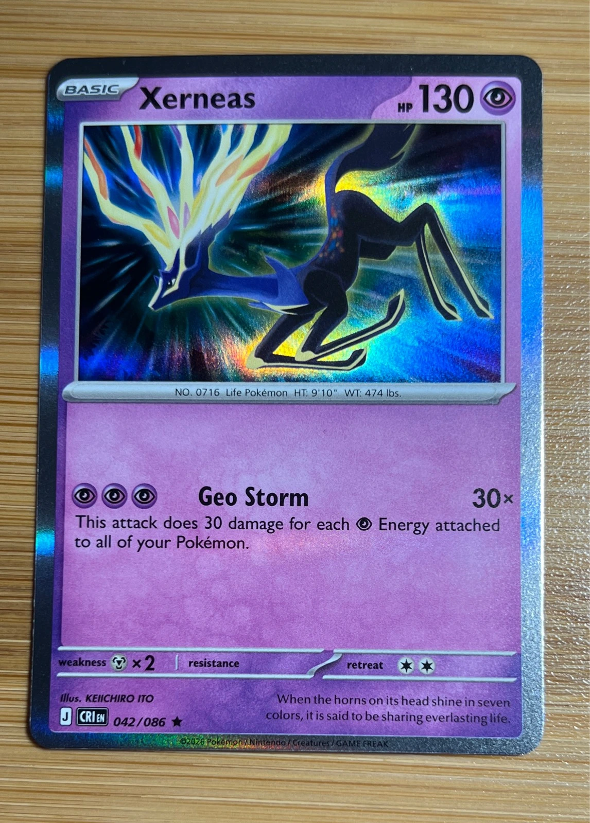 Xerneas - Pokémon Chaos Rising #042/086