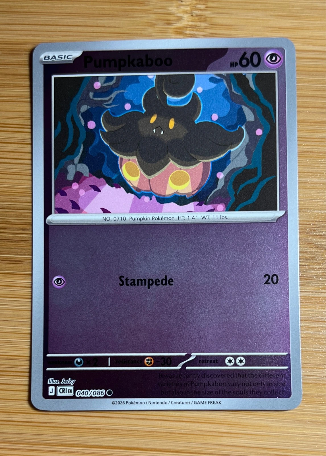 Pumpkaboo - Pokémon Chaos Rising #040/086