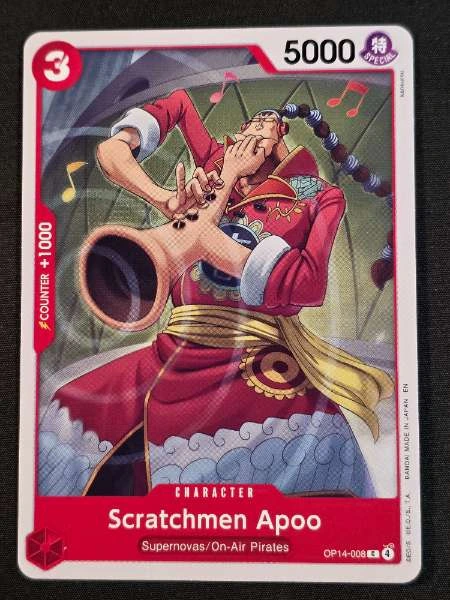 Scratchmen Apoo - The Azure Sea's Seven #OP14-008