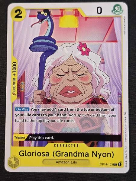Gloriosa (Grandma Nyon) - The Azure Sea's Seven #OP14-103