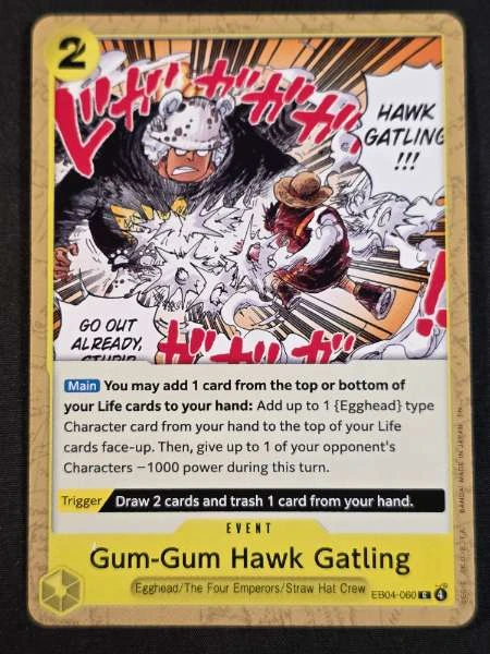 Gum-Gum Hawk Gatling - Extra Booster Memorial Collection #EB04-060
