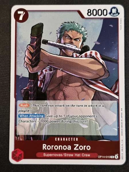 Roronoa Zoro - The Azure Sea's Seven #OP14-015