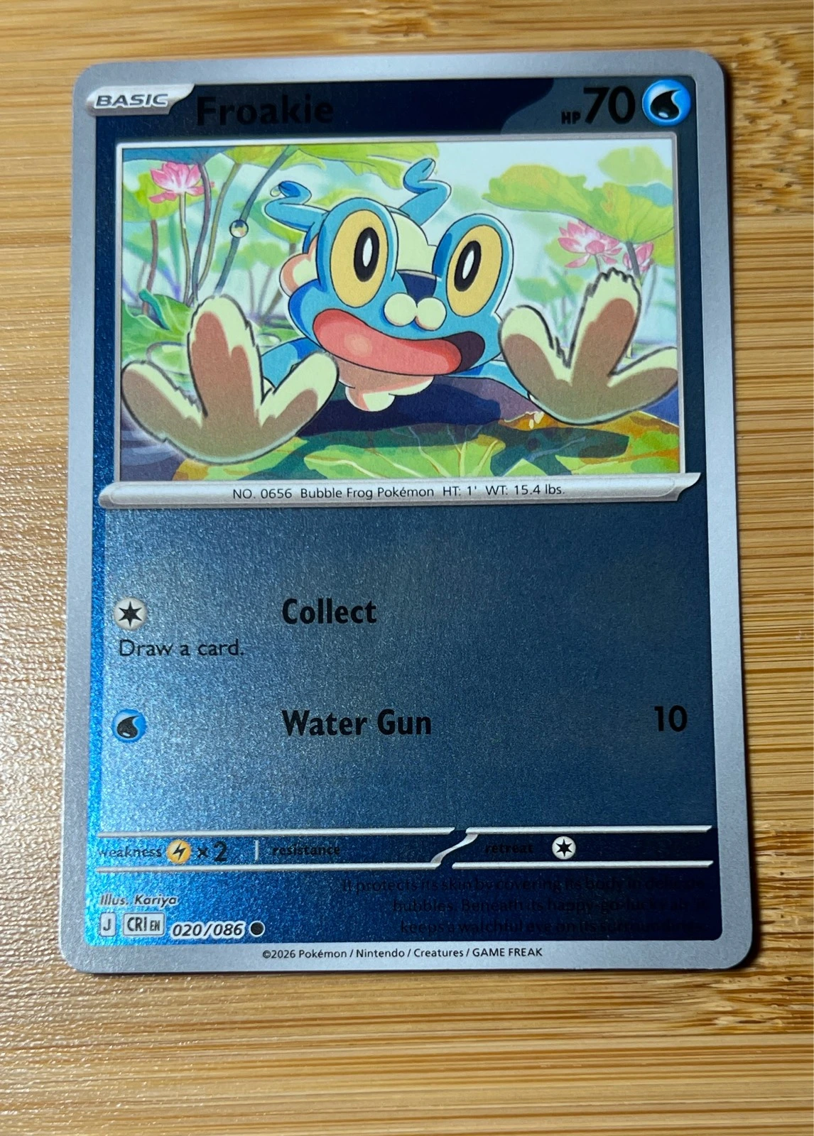 Froakie - Pokémon Chaos Rising #020/086