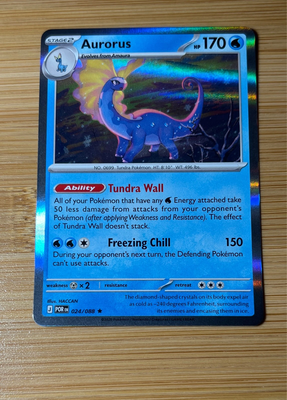 Aurorus - Pokémon Perfect Order #024/088