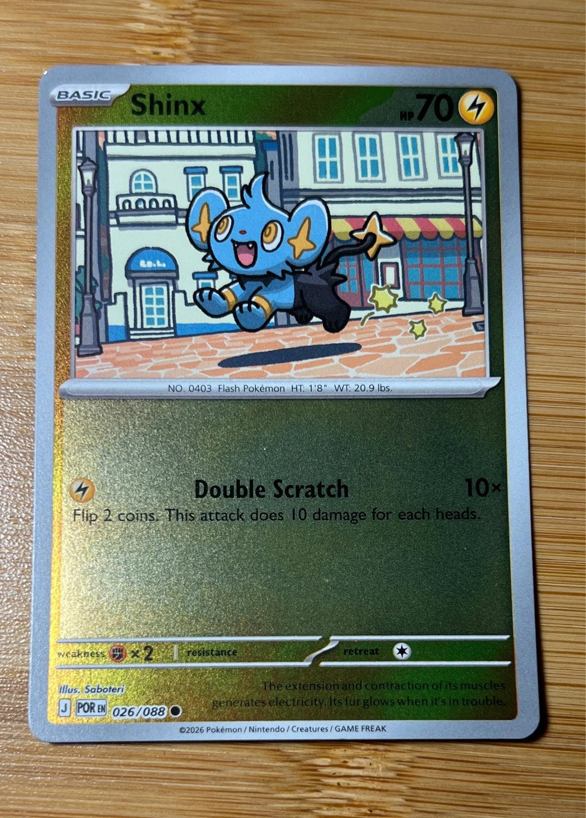 Shinx - Pokémon Perfect Order #026/088