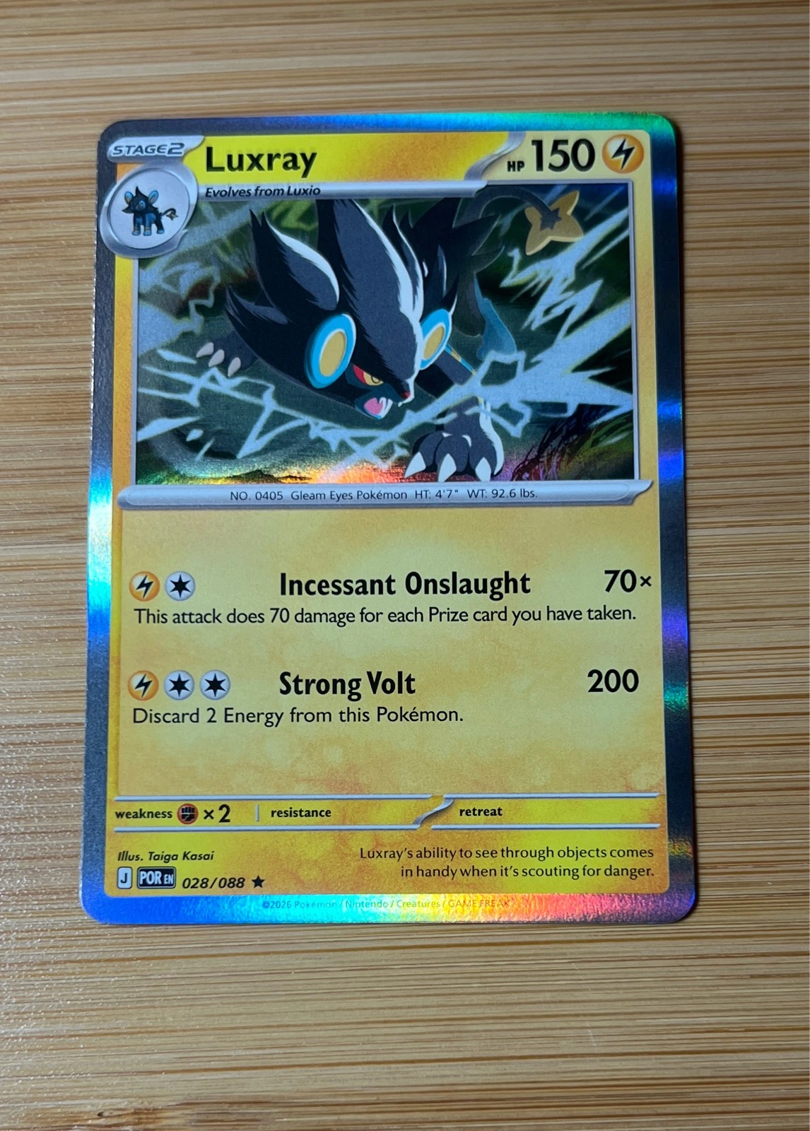 Luxray - Pokémon Perfect Order #028/088