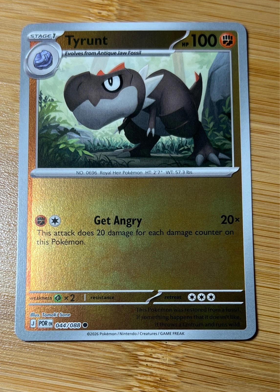 Tyrunt - Pokémon Perfect Order #044/088