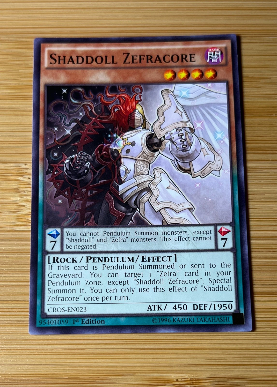 Shaddoll Zefracore - Crossed Souls #CROS-EN023