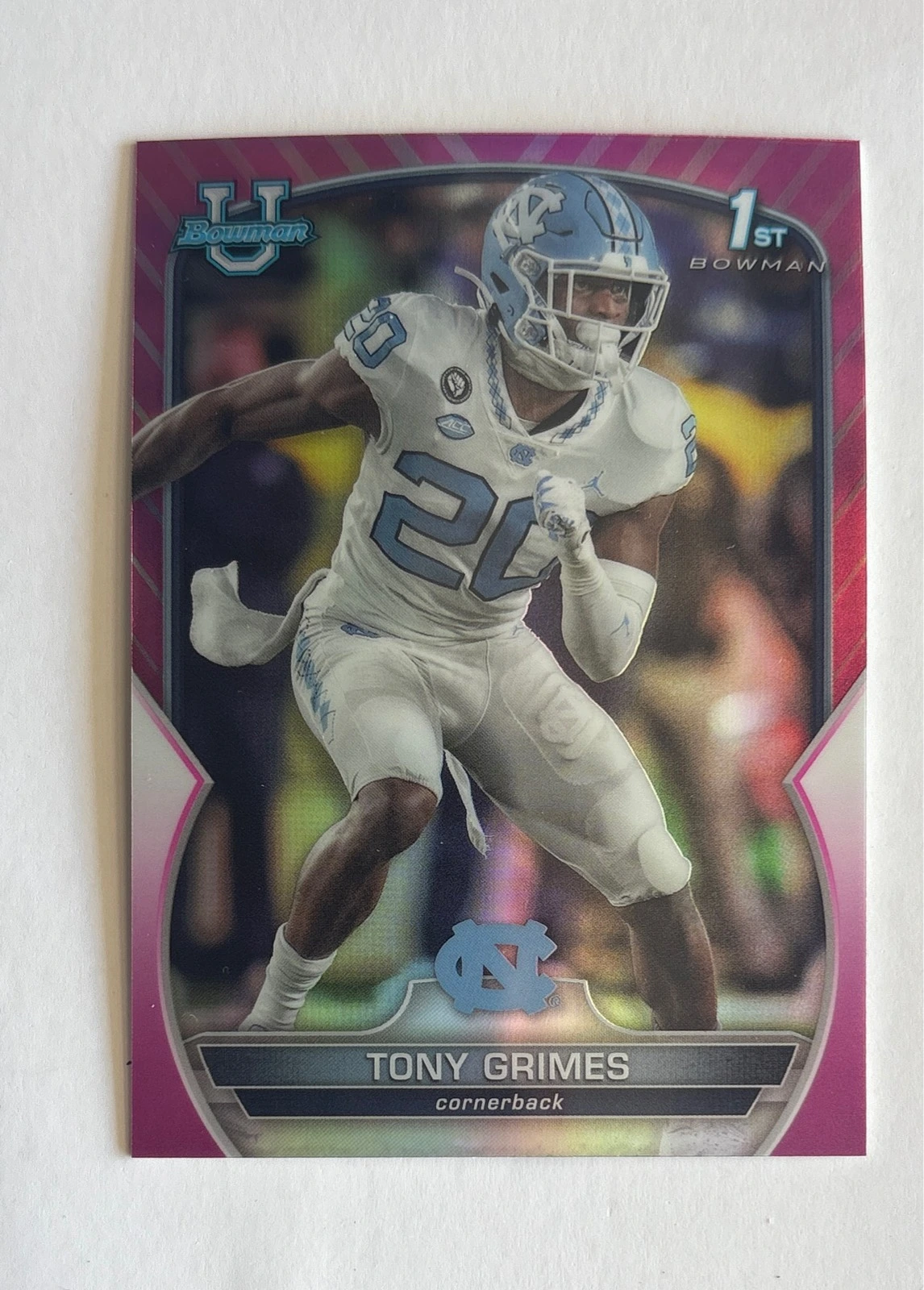 Tony Grimes - 2022 Bowman U Football #BCP-116