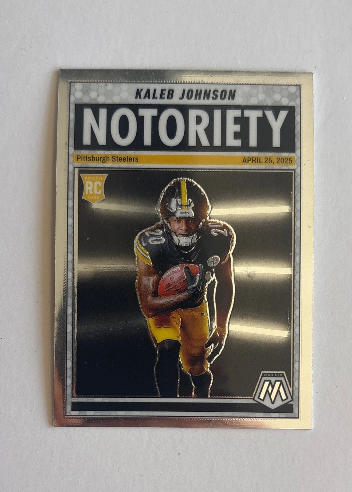 Kaleb Johnson Notoriety - 2024 Panini Mosaic #N-18