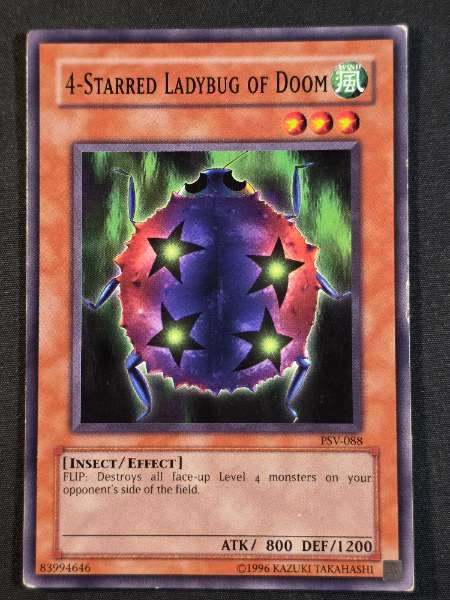 4-Starred Ladybug of Doom - Pharaoh's Servant #PSV-088