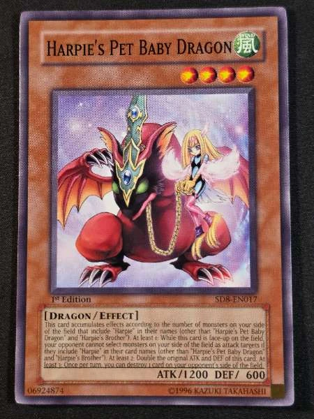 Harpie's Pet Baby Dragon - Structure Deck: Lord of the Storm #SD8-EN017