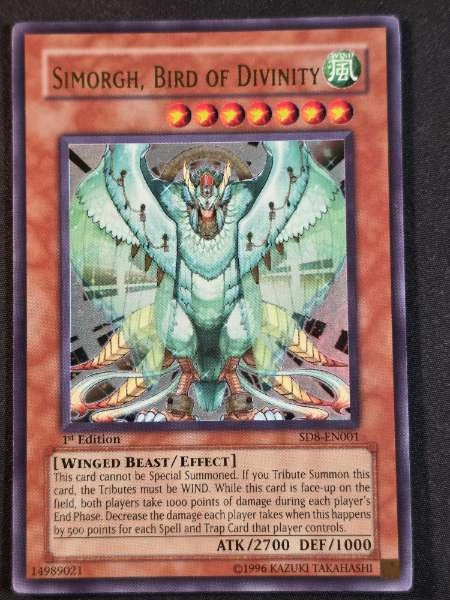 Simorgh, Bird of Divinity - Lord of the Storm #SD8-EN001