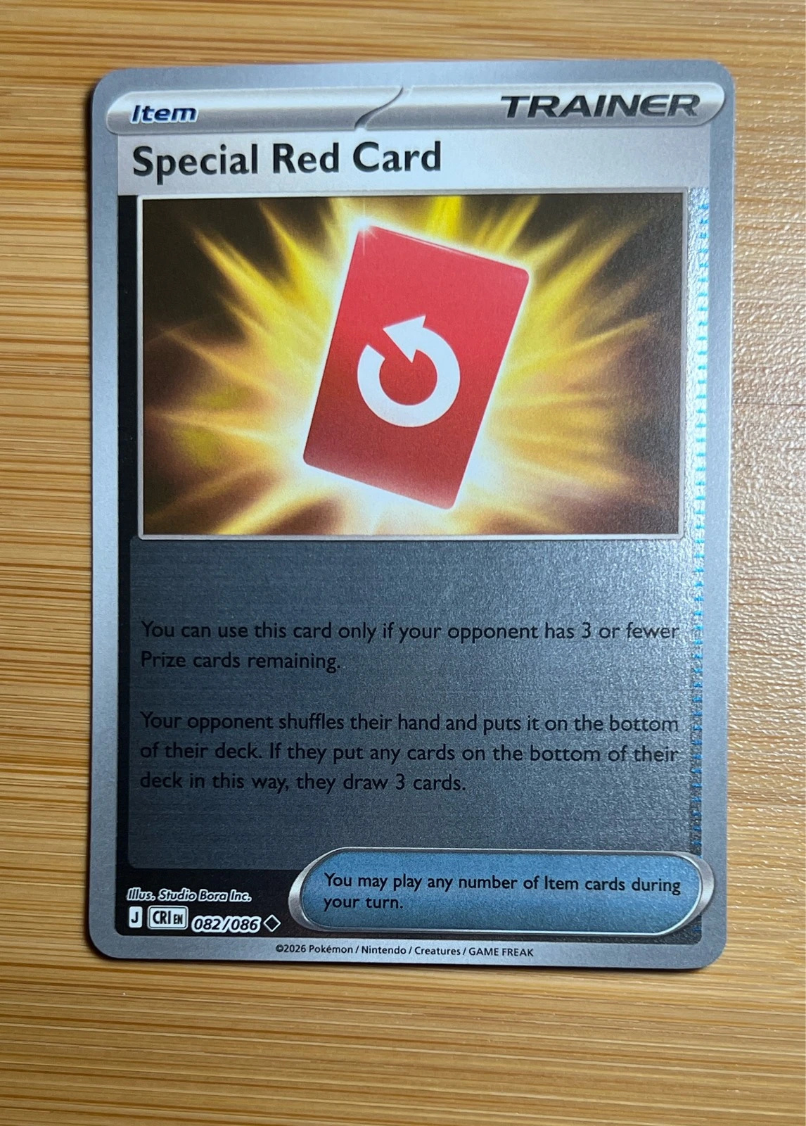 Special Red Card - Pokémon Chaos Rising #082/086
