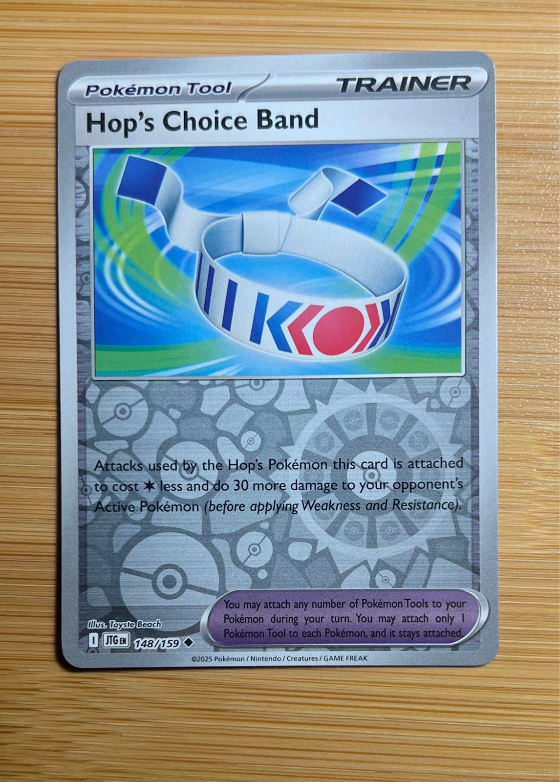 Hop's Choice Band - Pokémon Journey Together #148/159