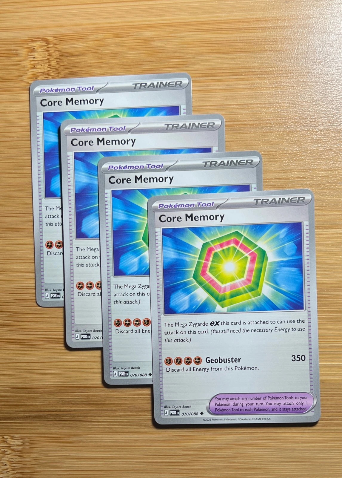 Core Memory 4x - Pokémon Perfect Order #070/088
