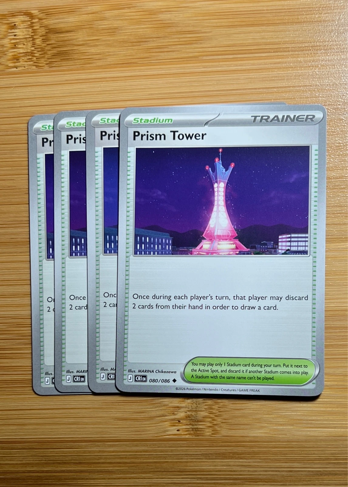 Prism Tower 4x - Pokémon Chaos Rising #080/086