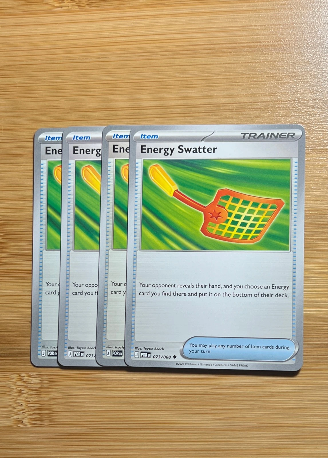 Energy Swatter 4x - Pokémon Perfect Order #073/088