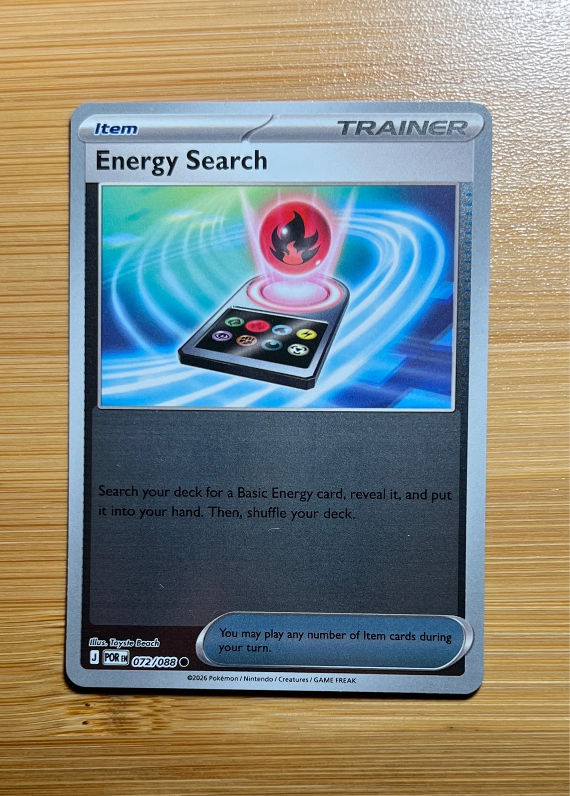 Energy Search - Pokémon Perfect Order #072/088
