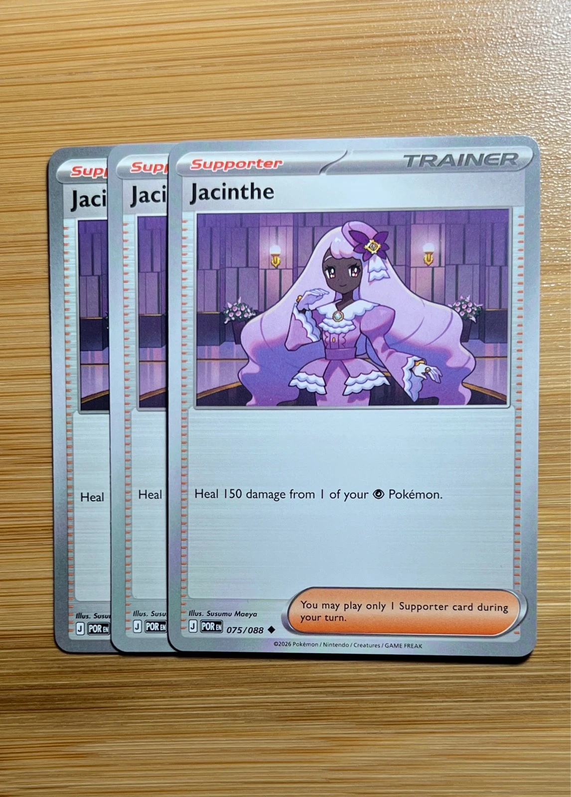Jacinthe 3x - Pokémon Perfect Order #075/088