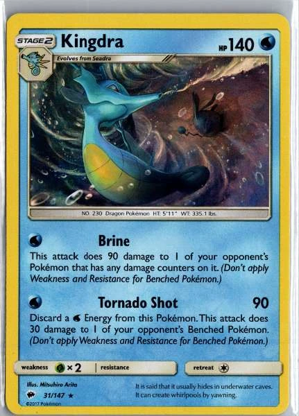 Kingdra - Burning Shadows #31/147