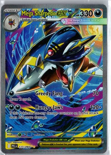 Mega Sharpedo ex - Phantasmal Flames #127/094