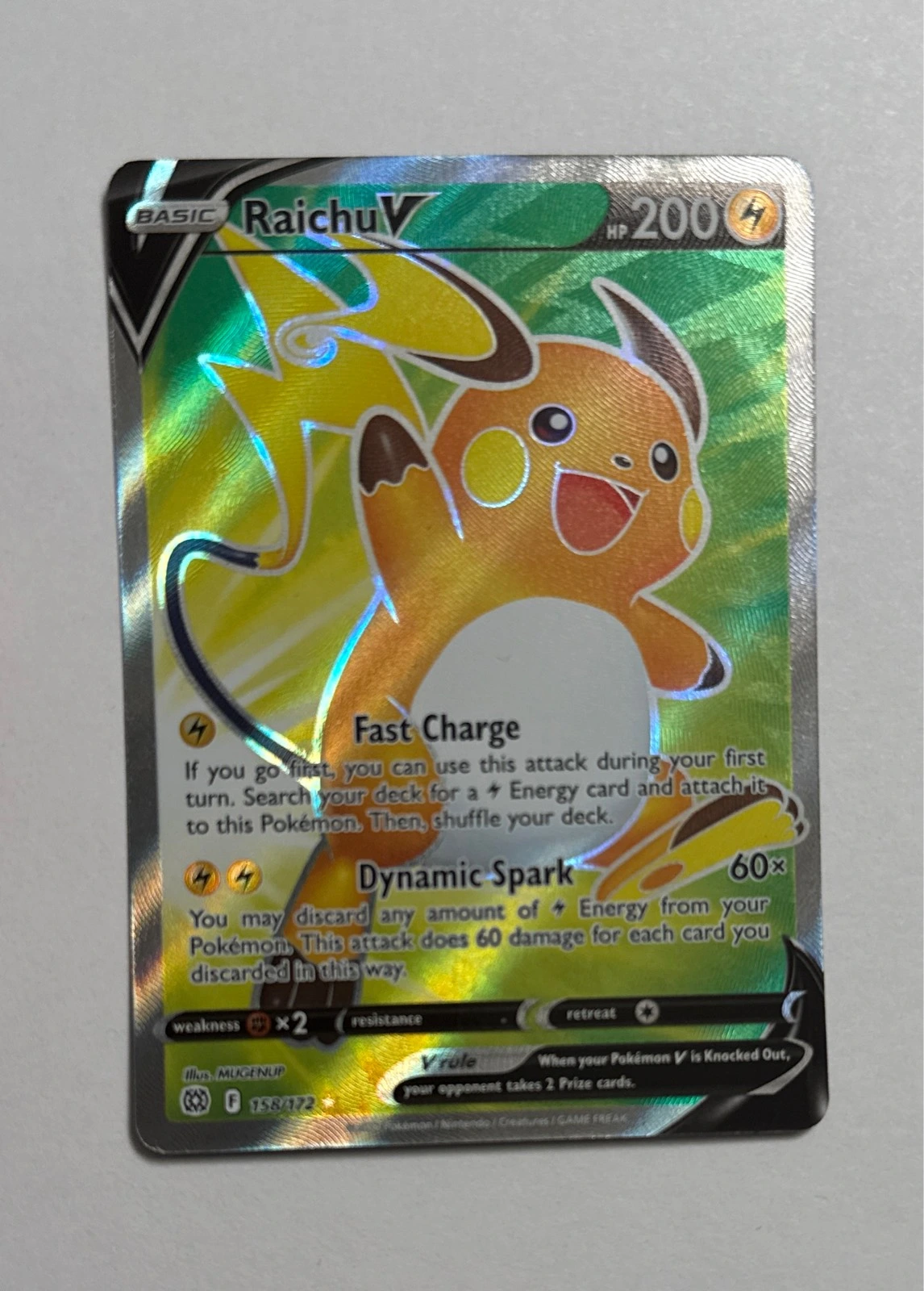 Raichu V - Brilliant Stars #158/172