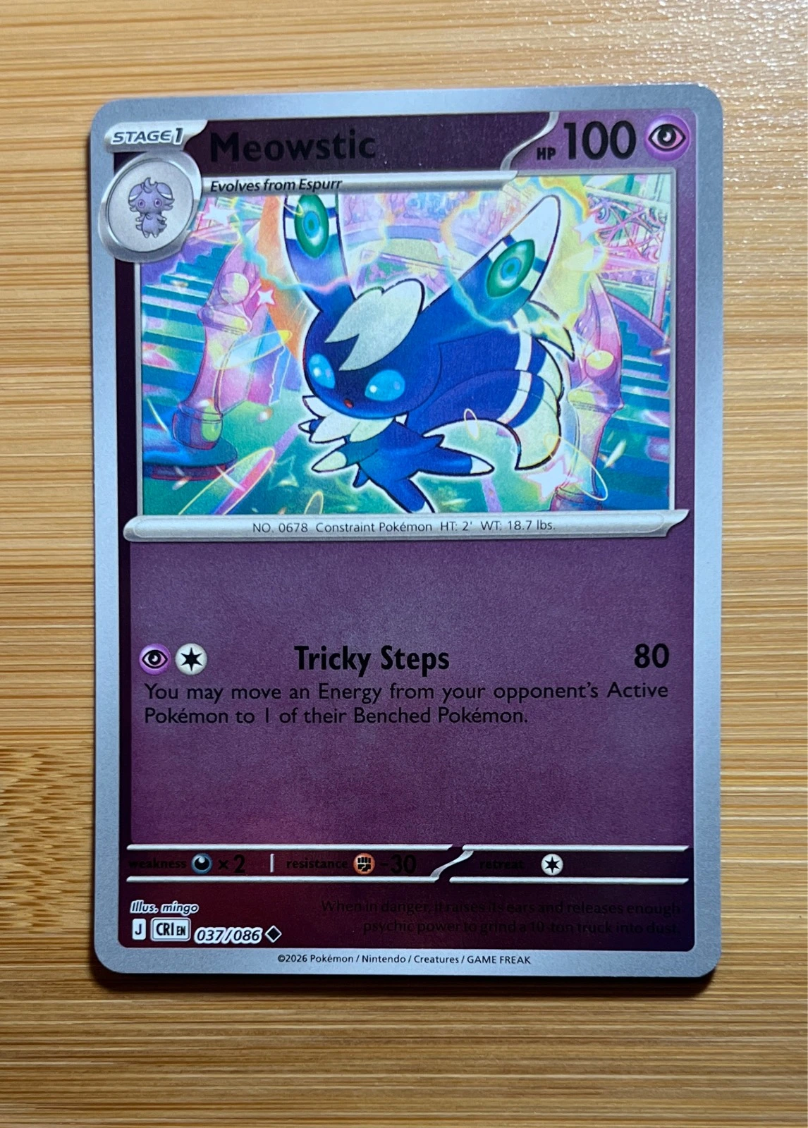 Meowstic - Pokémon Chaos Rising #037/086