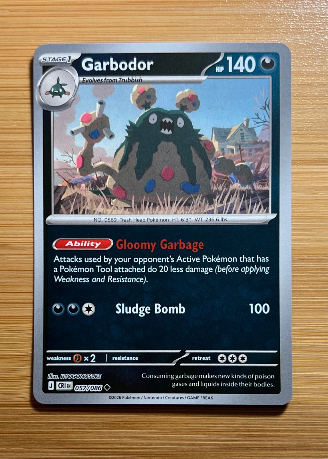 Garbodor - Pokémon Chaos Rising #057/086