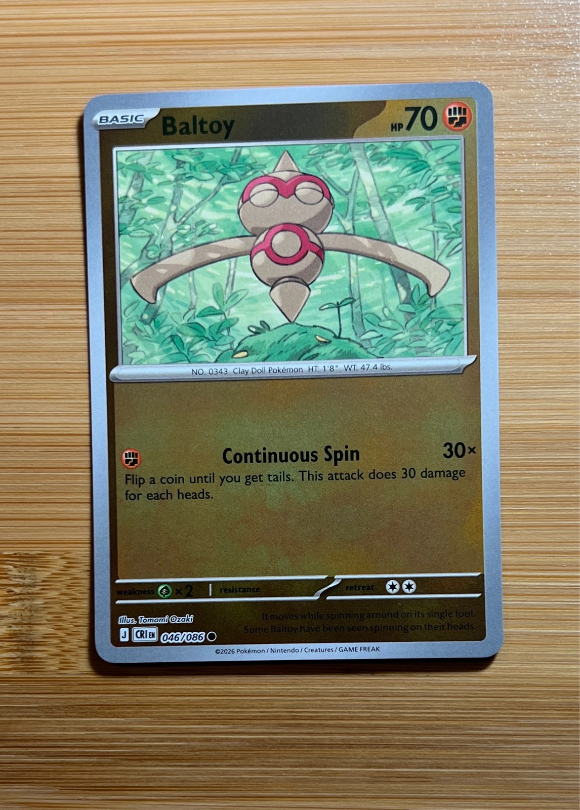 Baltoy - Pokémon Chaos Rising #046/086