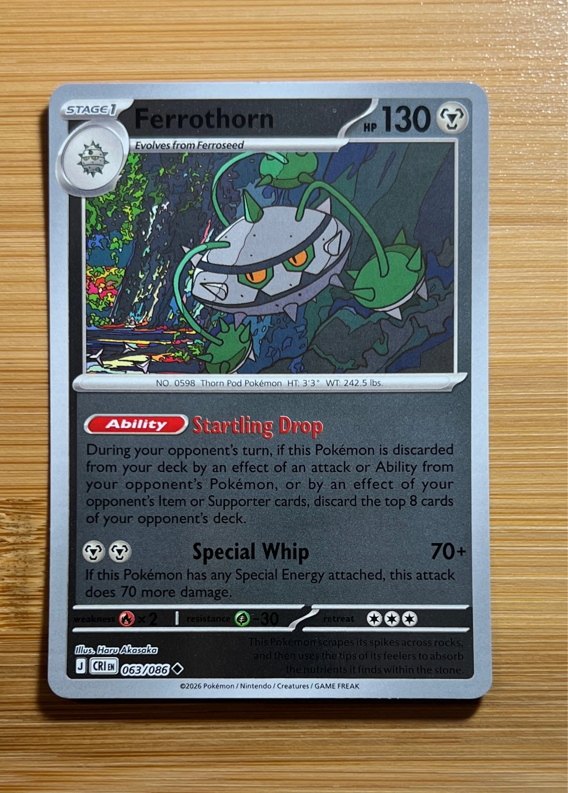 Ferrothorn - Pokémon Chaos Rising #063/086
