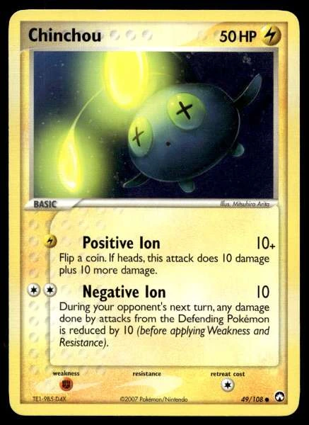 Chinchou - Power Keepers #49/108
