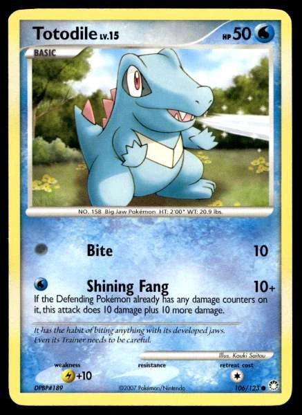 Totodile - Mysterious Treasures #106/123