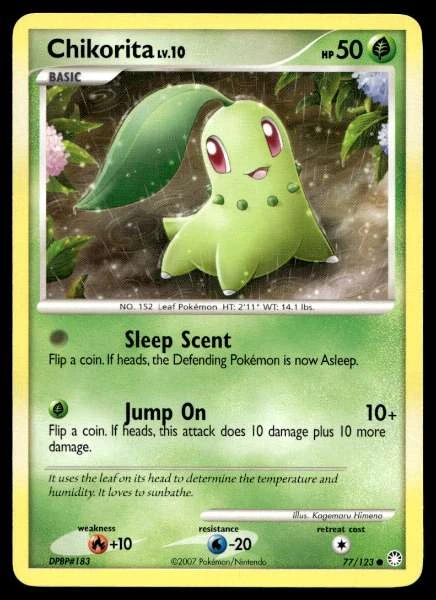 Chikorita - Mysterious Treasures #77/123