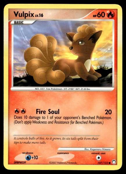 Vulpix - Mysterious Treasures #107/123