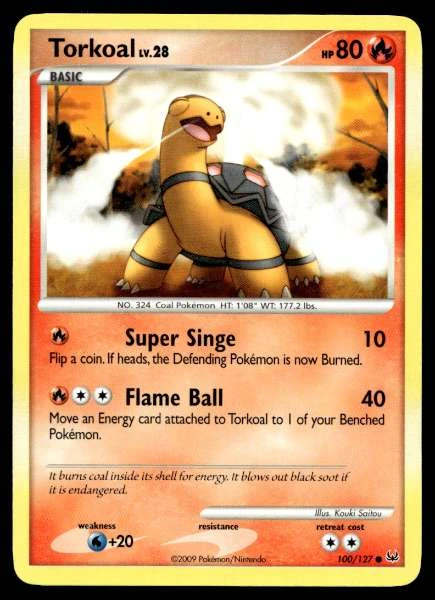 Torkoal - Platinum #100/127