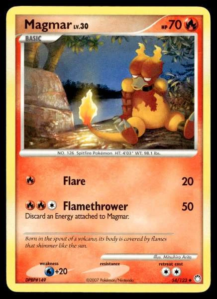 Magmar - Mysterious Treasures #54/123