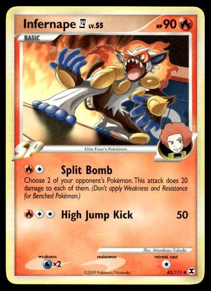 Infernape - Rising Rivals #43/111